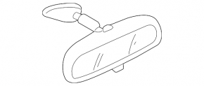 Зеркало внутрисалонное Mazda3 MPS 09-13