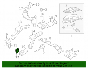 Рамка воздухоприемника BMW 5 F10 11-16