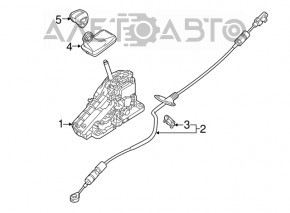 Шифтер КПП Volvo XC90 16-22 T5, T6