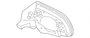 Carcasă oglindă dreapta BMW X5 F15 14-18