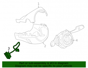 Кнопка подогрева руля BMW 4 F32/33/36 16-20