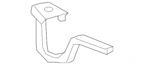 Петля крышки багажника левая Lexus LS460 LS600h 07-17
