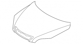 Капот голый Mazda3 03-09 HB