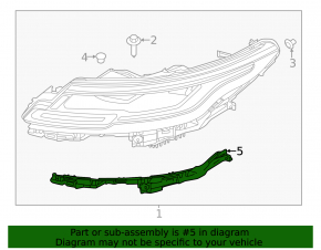 Suport far stânga pentru Land Rover Range Rover Evoque 19-25
