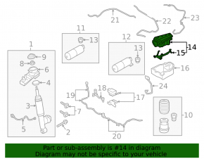 Компрессор пневмоподвески Volvo XC60 18-26