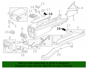 Прикуриватель центральной консоли Honda CRV 12-16