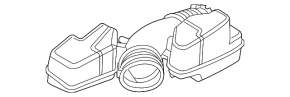 Воздуховод с резонатором Ford Explorer 11-19