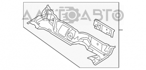 Поддон дворников металл Mazda3 MPS 09-13