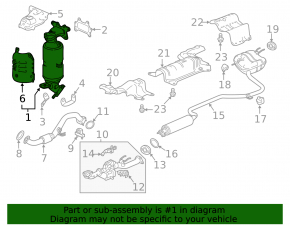 Катализатор Honda Accord 18-22 2.0 hybrid