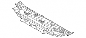 Защита днища передняя центральная Nissan Ariya 23-26