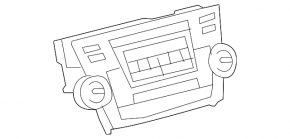 Монитор, дисплей, навигация Toyota Highlander 11-13 JBL