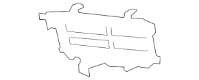 Grilă bară față stânga Porsche Cayenne 19-23