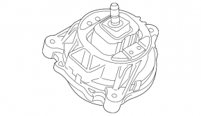 Подушка двигателя правая BMW F30 17-18 rwd B46