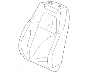 Пассажирское сидение Honda CRV 17-22 без airbag, механич, ткань серое