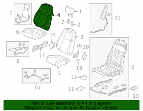 Пассажирское сидение Honda CRV 17-22 без airbag, механич, ткань серое