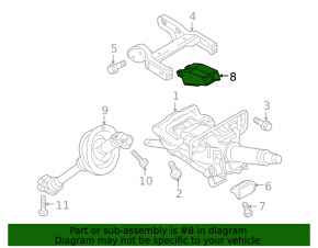Блокировка рулевой колонки Audi A5 13-16