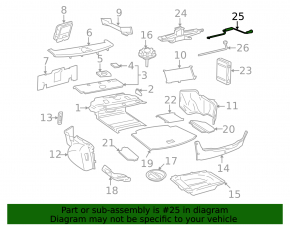 Ручка домкрата Lexus LS460 LS600h 07-12
