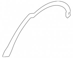 Накладка крыла арка передняя левая Jaguar E-Pace 18-25