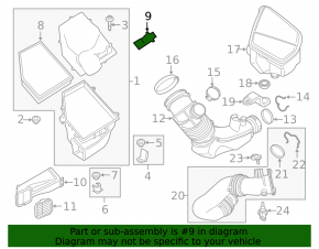 Расходомер воздуха BMW 5 G30 18-19 4.4T