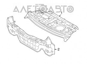 Задняя панель Hyundai Elantra AD 17-18