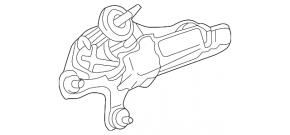 Trapez ștergător cu motor spate Lexus RX300 RX330 RX350 RX400h 04-09 nou original
