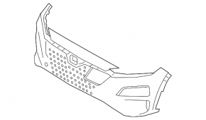 Bara fata goala Hyundai Kona 19-21 EV