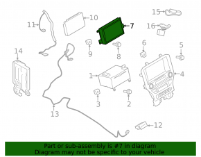 Монитор, дисплей, навигация Ford Mustang mk6 15-23 с блоком