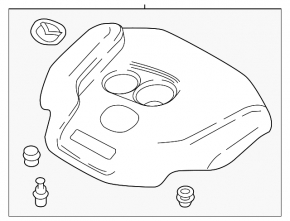 Capac motor Mazda 6 2019-2021 2.5T Skyactiv-G