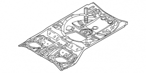 Корыто багажника Mazda CX-50 23-26