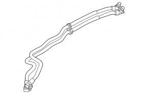 Țevi de răcire a transmisiei automate BMW X5 G05 19-25