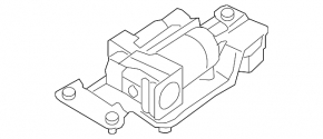 Компрессор пневмоподвески BMW X5 F15 14-18