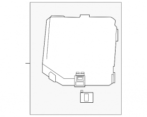 Capacul cutiei de siguranțe sub capotă pentru Acura TLX 15- 2.4
