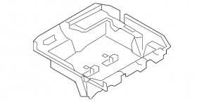 Кронштейн блока ECU Audi Q7 16-26