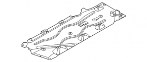 Защита днища левая Mini Cooper F56 3d 14-
