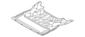 Защита двигателя BMW 5 F90 17-23 M5