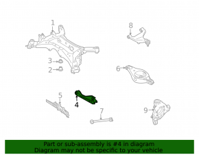 Рычаг развальный задний правый Infiniti FX35 FX45 03-08