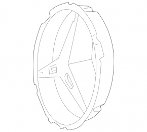Fixarea emblemei grilei Mercedes GLS-class X166 13-16 sub radar