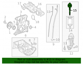 Крышка корпуса масляного фильтра Mercedes A-class V177 19-22