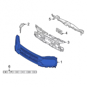 Решетка радиатора grill Ford Bronco Sport 21-26