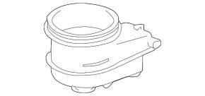 Бачок ГТЦ Mitsubishi Galant 04-09