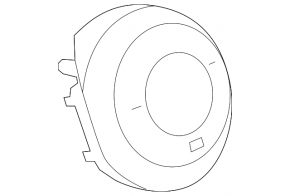 Подушка безопасности airbag в руль водительская Mazda 3 19-26 черная, тип2
