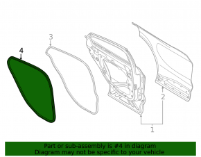 Garnitura portiera stanga spate Ford Mustang Mach-E 21-23