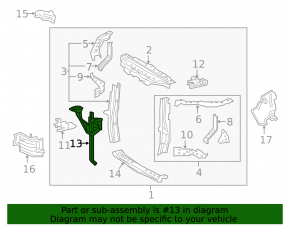Планка замка капота Lexus RX350 RX450h 16-22