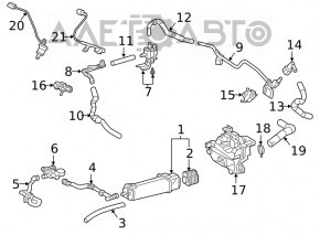 Map Sensor Lexus ES250 ES300h 19-26