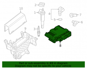 Блок ECU компьютер двигателя Mini Cooper Countryman R60 10-16 1.6