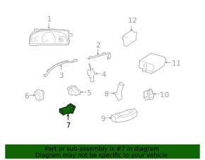 Кнопка Parking Mercedes W221 06-13
