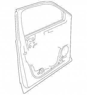 Дверь в сборе передняя левая VW Atlas 18-22