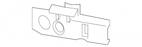Кронштейн переднего бампера правый BMW X1 F48 20-22