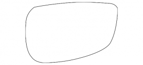 Зеркальный элемент правый Mazda CX-50 23-26 BSM