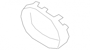Подиум эмблемы передней Mazda CX-5 17-21 with adaptive cruise, with front camera,